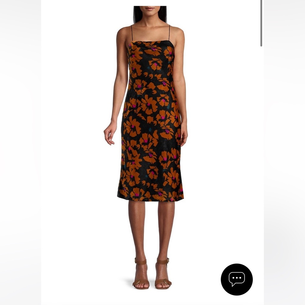 NWT Milly Gabbi Velvet Floral Dress